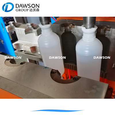 linha plástica máquina da produção da garrafa do óleo de lubrificação do HDPE de 2L 4L de molde do sopro da extrusão do parafuso da estação 75mm do dobro