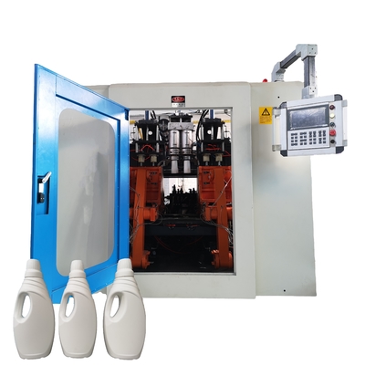 Estação plástica automática do dobro da máquina de molde 5.5kw do sopro do vário 4 litro