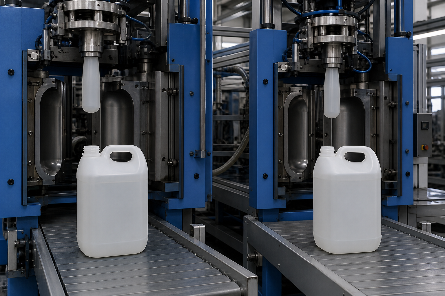 Últimos blogs da empresa sobre Single-Station vs Double-Station Blow Molding Machines: What Is the Difference?