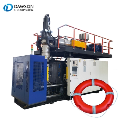 qualidade  Accumulation Extrusion Blow Molding Machine PLC Plastic Life Buoy Fábrica