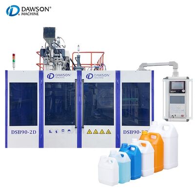 comprar 30KW 270KN Força de presa Máquina de moldagem de sopro de Jerry de HDPE com 130Kg/h online manufacture