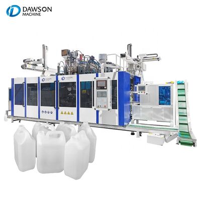 comprar DSB90II Máquina de moldagem a sopro de extrusão de cabeça de dupla estação para latas de 5L de HDPE Jerry online manufacture