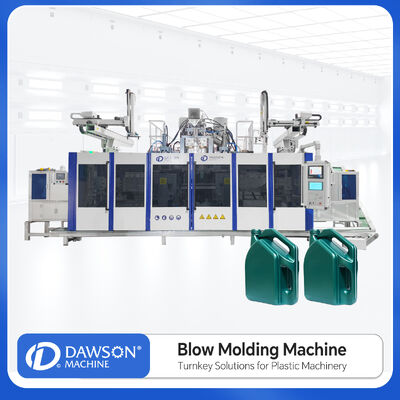 comprar Máquina de moldagem por sopro de estação dupla totalmente automática para embalagens industriais de líquidos de 5L HDPE online manufacture