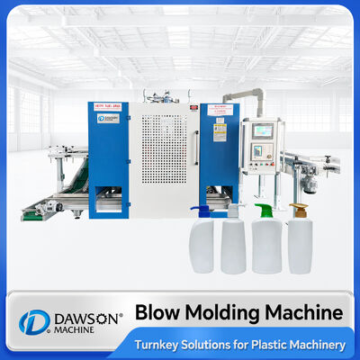 comprar Máquina de moldagem por sopro de garrafa automática de estação dupla de 540ml para produtos químicos diários e cuidados com o bebê online manufacture