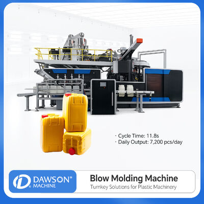 comprar Máquina de moldagem por sopro rotativo de HDPE de capacidade de 25L para sistema automático de servo online manufacture