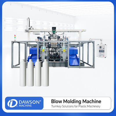 comprar Máquina de moldagem por sopro de extrusão automática de estação dupla para produção de garrafas plásticas de HDPE de 0-1L online manufacture