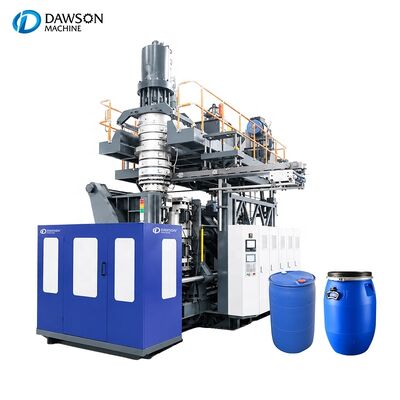 buy Máquina de moldagem de sopro de duplo anel de alta qualidade de 200L Máquina de fabricação de barris de plástico para embalagens industriais online manufacture