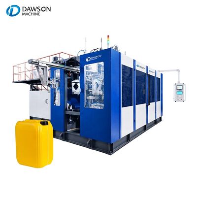 comprar DSB100II-30L Máquina de moldagem por sopro automática de dupla estação de extrusão por extrusão de cabeça única para produção de latas de Jerry químicas de HDPE online manufacture