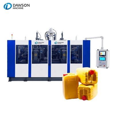 comprar Máquina de moldagem de sopro de dupla estação de HDPE Jerry Can Máquinas de moldagem de sopro de plástico para produção de recipientes de óleo lubrificante online manufacture