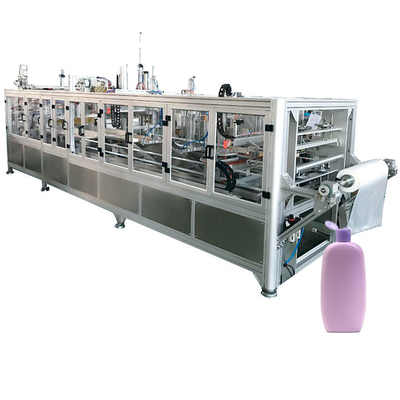 qualidade  HDPE Plastic Barrel Bagging Packing Machine Shampoo Bottle Full Automatic 380V Fábrica