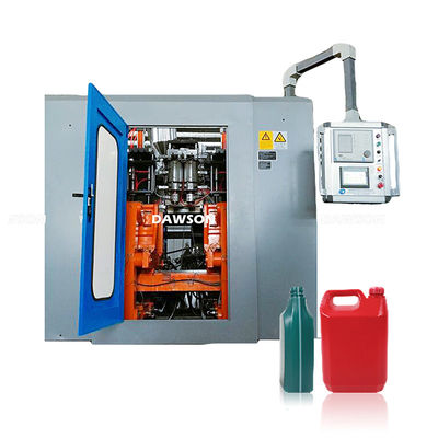 comprar linha plástica máquina da produção da garrafa do óleo de lubrificação do HDPE de 2L 4L de molde do sopro da extrusão do parafuso da estação 75mm do dobro online manufacture