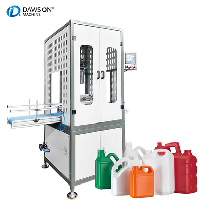 Máquina automática de plástico 5L 10L 20L Jerrycan tambor garrafa boca pescoço e máquina de aparar garrafa boca máquina de moagem