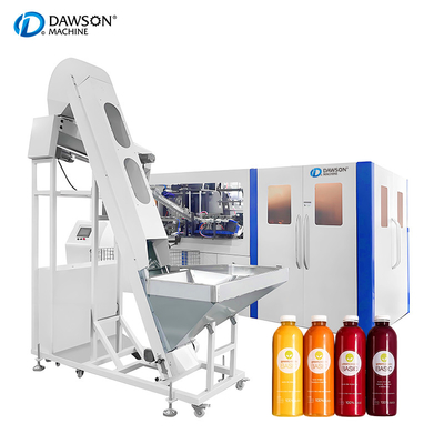 4 Cavidades Máquina de moldagem de garrafas de plástico Fabricação de garrafas de suco