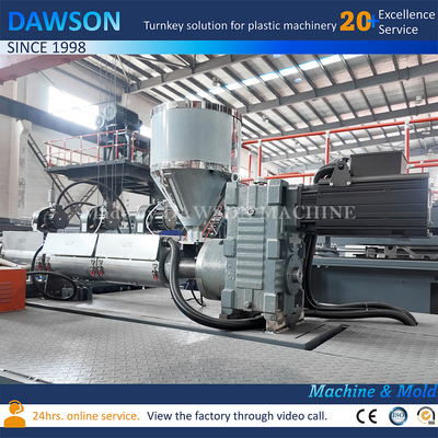 Máquina de Moldagem por Sopro e Extrusão para Garrafas de Detergente de Roupa com Motor Assíncrono Trifásico e Volume Máximo de 200ml / 500ml