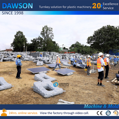 Máquina de Moldagem por Sopro por Extrusão para Flutuadores de Doca em HDPE DSB100 para Produção Suave