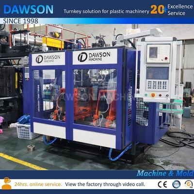 Voltagem especificada pelo cliente 4L 5L PP HDPE Óleo detergente garrafa de leite barril de tambor moldagem extrusão máquina de sopro moldagem