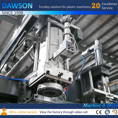 138kw Screw Heating Power 5L 10L Jerry Can HDPE Blow Molding Double Station Extrusion Blowing Molding Machine Mould Opening Stroke 250600mm