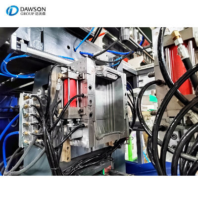 Máquina de moldagem por sopro de extrusão com servo motor hidráulico, produzindo galão de plástico HDPE de 20 litros, garrafa de óleo, estação única