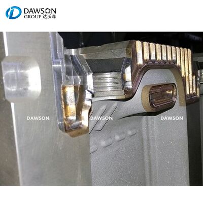 Máquina de moldagem por sopro de potência de 75 kg por hora de estação única ou de estação dupla para fabricação de garrafas de lubrificante HDPE de 2L e 5L