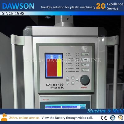 Máquina de moldagem por sopro de frascos HDPE de 440V com pressão de ar de 0,8 Mpa para frascos de cosméticos de plástico