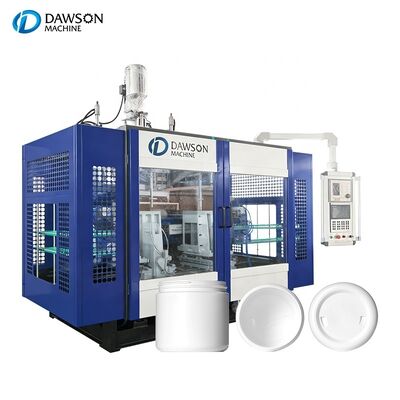 Máquina Automática de Moldagem por Sopro com Potência de Aquecimento da Cabeça de 8kw para Potes de Boca Larga de HDPE Resistentes a Produtos Químicos de 1L-5L