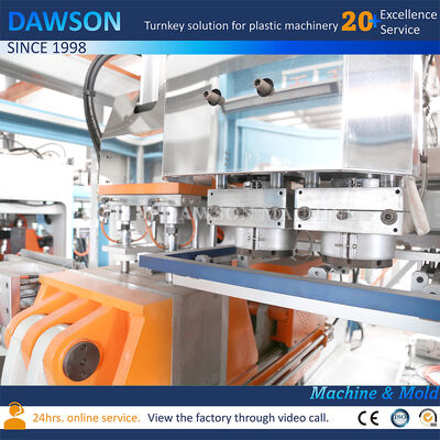 Máquina de moldagem por sopro de extrusão de Jerrycan totalmente elétrica de estação dupla HDPE 3L 5L