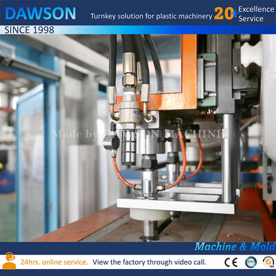 Fully Electric Double Station Blow Molding Machine for 5L HDPE Plastic Jerry Can and Laundry Detergent Bottle Production